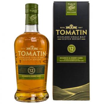 Tomatin 12 Jahre Sherry Cask Finish ... 1x 0,7 Ltr.