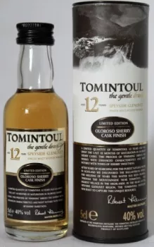 Tomintoul 12 Jahre Miniatur ... 1x 0,05 Ltr.