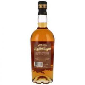 West Cork Single Malt - Rum Finish 54,7% Cask Strength ... 1x 0,7 Ltr.