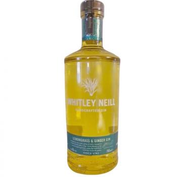Whitley Neill Lemongrass + Ginger Handcrafted Dry Gin ... 1x 0,7 Ltr.
