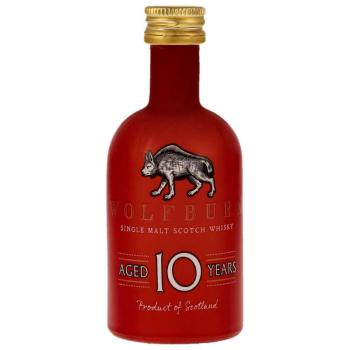 Wolfburn 10 Jahre Mini ... 1x 0,05 Ltr.