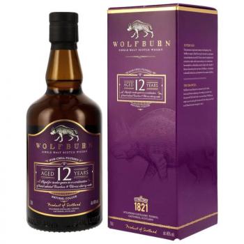 Wolfburn 12 Jahre Single Malt, Bourbon & Oloroso Sherry Casks ... 1x 0,7 Ltr.