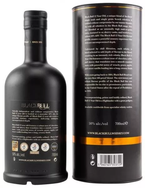 Black Bull 12 Jahre ... 1x 0,7 Ltr.