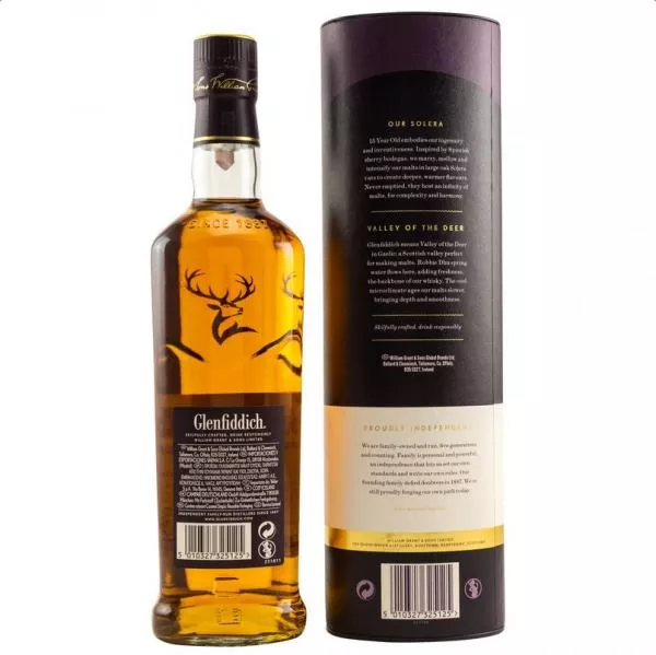 Glenfiddich 15 Jahre Solera Reserve ... 1x 0,7 Ltr. Glenfiddich 15 Jahre Solera Reserve ... 1x 0,7 Ltr.