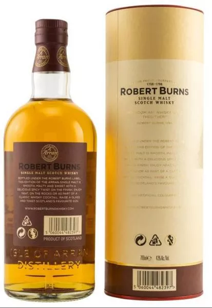 Arran Edition Rober Burns ... 1x 0,7 Ltr.