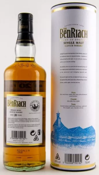 Benriach 20 Jahre ... 1x 0,7 Ltr.