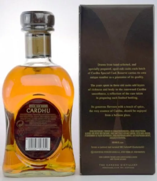 Cardhu Special Cask Reserve ... 1x 0,7 Ltr. Cardhu Special Cask Reserve ... 1x 0,7 Ltr.