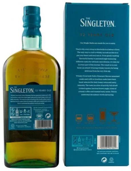The Singleton of Dufftown 12 Jahre ... 1x 0,7 Ltr.