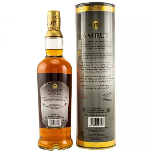 Amrut Peated Single Malt Whisky ... 1x 0,7 Ltr.