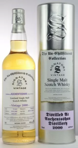 Auchentoshan 2000 Signatory unchillfiltered ... 1x 0,7 Ltr.