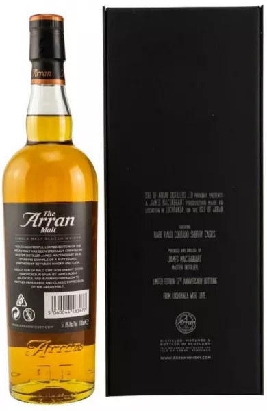 Arran 12 Jahre Master of Distilling II ... 1x 0,7 Ltr.