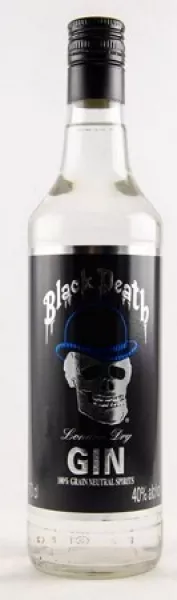 Black Death Gin ... 1x 0,7 Ltr.