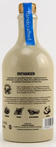 Knut Hansen Dry Gin ... 1x 0,5 Ltr.