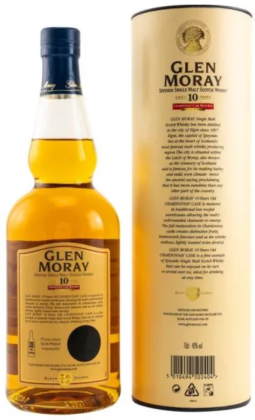 Glen Moray 10 Jahre Chardonnay Cask ... 1x 0,7 Ltr.