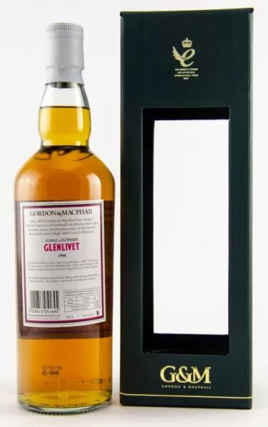 Glenlivet 1966 Gordon & MacPhail ... 1x 0,7 Ltr.