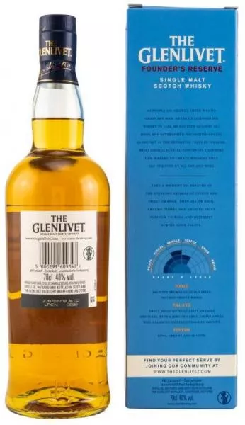 Glenlivet Founders Reserve ... 1x 0,7 Ltr.