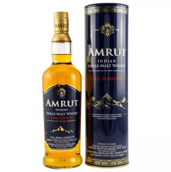 Amrut Single Malt Whisky 61,8 % ... 1x 0,7 Ltr.