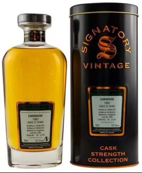 Linkwood 1997 Signatory Vintage CS ... 1x 0,7 Ltr.