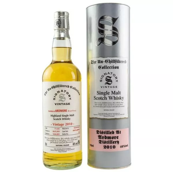 Ardmore 2010 Signatory unchillfiltered ... 1x 0,7 Ltr. Ardmore 2010 Signatory unchillfiltered ... 1x 0,7 Ltr.