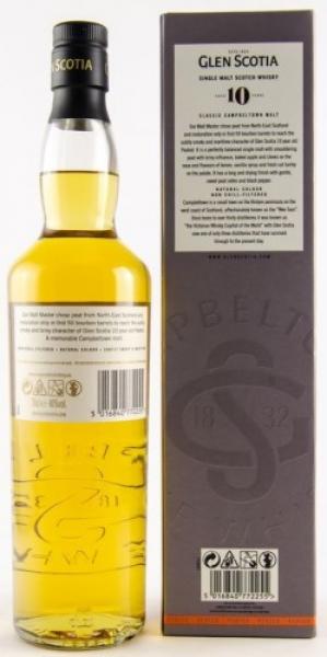 Glen Scotia 10 Jahre peated ... 1x 0,7 Ltr.