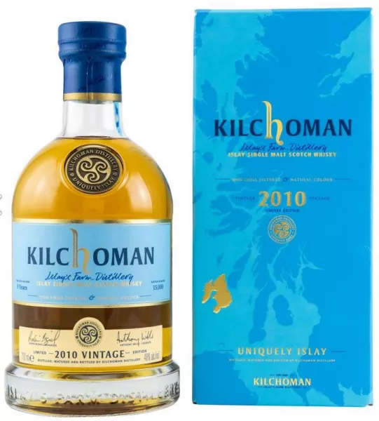 Kilchoman 2010 Vintage ... 1x 0,7 Ltr.