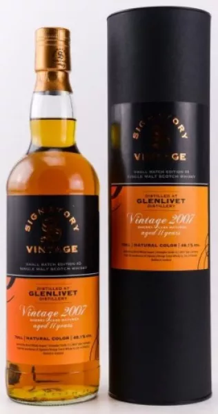 Glenlivet 2007/2018 Signatory Small Batch #3 ... 1x 0,7 Ltr.
