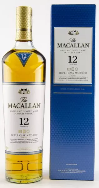 Macallan 12 Jahre Triple Cask ... 1x 0,7 Ltr.