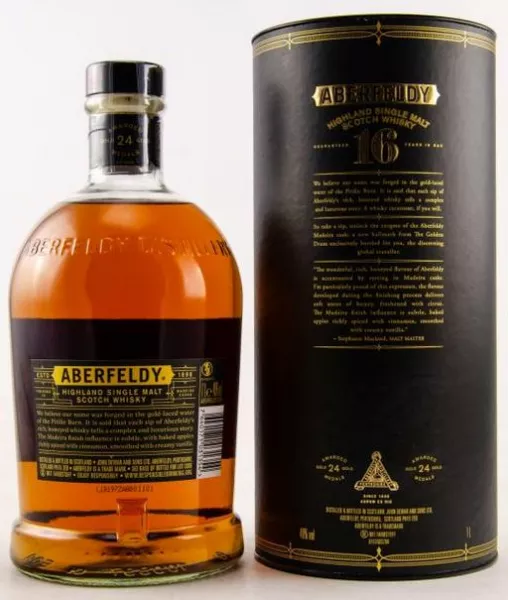 Aberfeldy 16 Jahre Maderia Cask Finish ... 1x 1 Ltr.