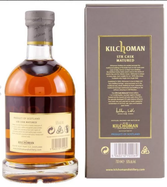 Kilchoman STR Cask ... 1x 0,7 Ltr. Kilchoman STR Cask ... 1x 0,7 Ltr.