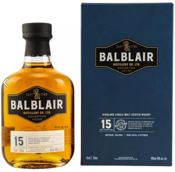 Balblair 15 Jahre ... 1x 0,7 Ltr.