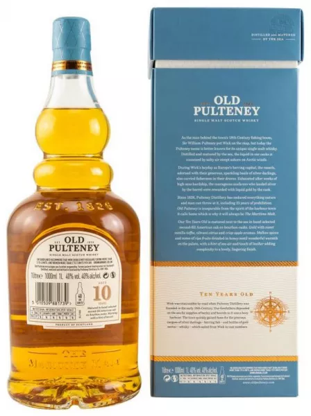 Old Pulteney 10 Jahre ... 1x 0,7 Ltr.