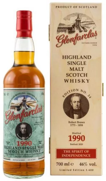 Glenfarclas 1990 Edition No. 24 Robert Brown ... 1x 0,7 Ltr.