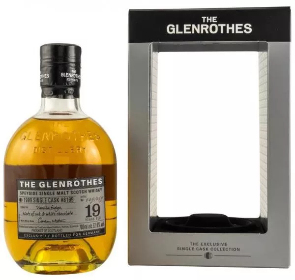 Glenrothes 19 y.o. Single Cask Cask No. 8199 - Vintage 1999 ... 1x 0,7 Ltr.