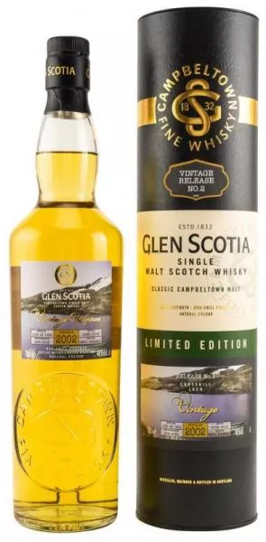 Glen Scotia Vintage 2002/2019 Vintage Release No. 2 - Crosshill Loch ... 1x 0,7 Ltr.