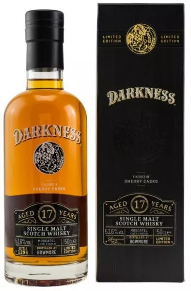 Bowmore 17 y.o. Moscatel Octave Finish - Darkness ... 1x 0,5 Ltr.