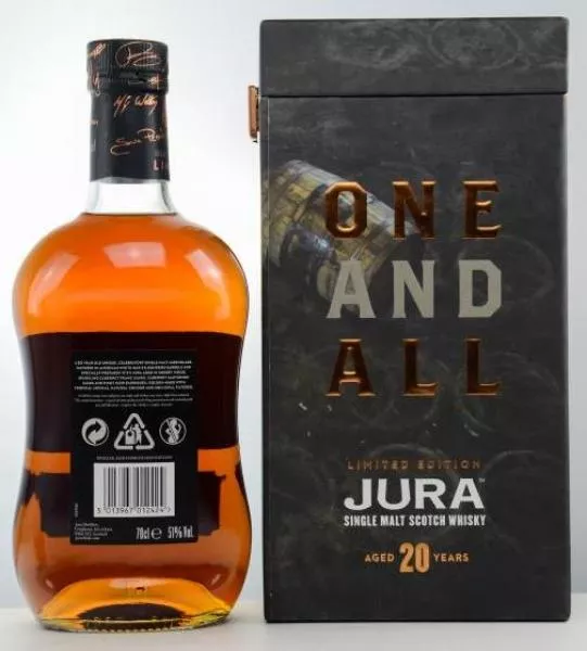 Jura 20 Jahre One and All ... 1x 0,7 Ltr.