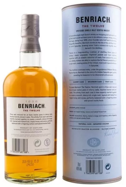 Benriach 12 Jahre - The Twelve ... 1x 0,7 Ltr. Benriach 12 Jahre - The Twelve ... 1x 0,7 Ltr.