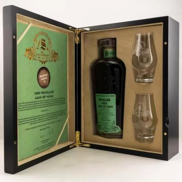 Macallan 1993/2019 30th Anniversary + 2 Gläser ... 1x 0,7 Ltr.