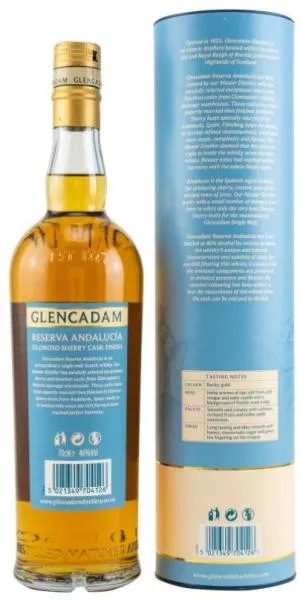 Glencadam Reserva Andalucia ... 1x 0,7 Ltr. Glencadam Reserva Andalucia ... 1x 0,7 Ltr.