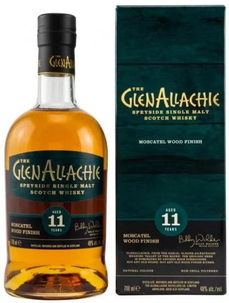 GlenAllachie 11 Jahre Moscatel Wood Finish ... 1x 0,7 Stk. GlenAllachie 11 Jahre Moscatel Wood Finish ... 1x 0,7 Stk.