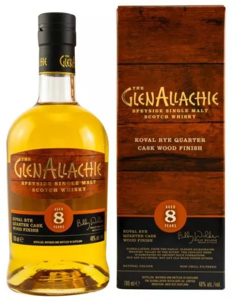 GlenAllachie 8 Jahre Koval Rye Wood Finish ... 1x 0,7 Ltr.