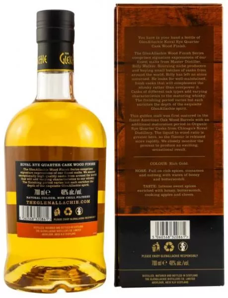GlenAllachie 8 Jahre Koval Rye Wood Finish ... 1x 0,7 Ltr. GlenAllachie 8 Jahre Koval Rye Wood Finish ... 1x 0,7 Ltr.