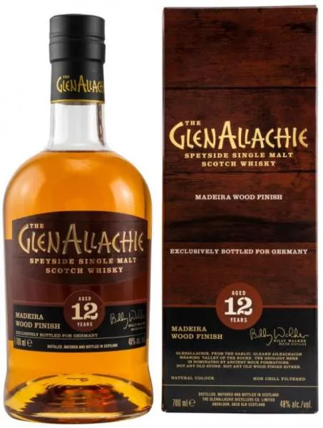 GlenAllachie 12 Jahre - Madeira Wood Finish ... 1x 0,7 Ltr. GlenAllachie 12 Jahre - Madeira Wood Finish ... 1x 0,7 Ltr.