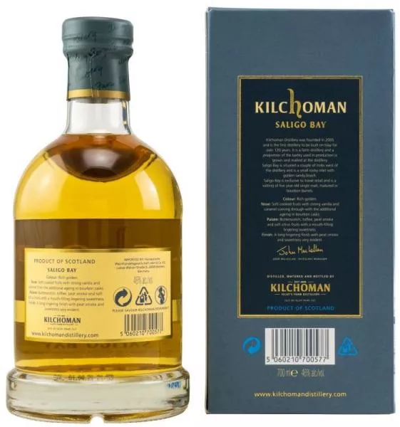 Kilchoman Saligo Bay ... 1x 0,7 Ltr. Kilchoman Saligo Bay ... 1x 0,7 Ltr.