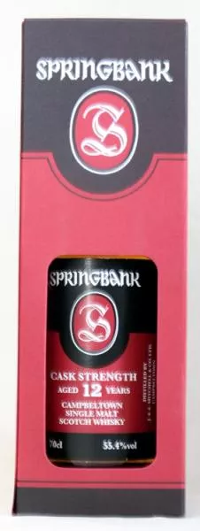 Springbank 12 Jahre CS 55,4 ... 1x 0,7 Ltr.