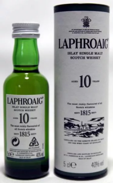 Laphroaig 10 Jahre Miniatur ... 1x 0,05 Ltr.