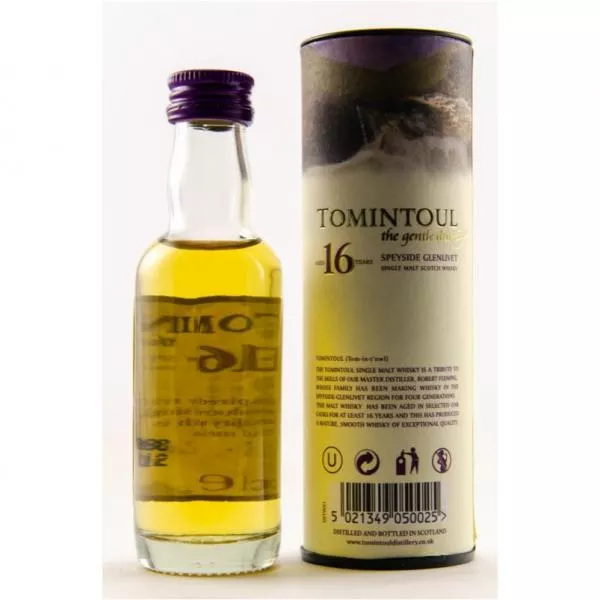 Tomintoul 16 Jahre Miniatur ... 1x 0,05 Ltr.