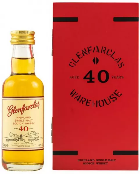 Glenfarclas 40 Jahre Miniatur ... 1x 0,05 Ltr.