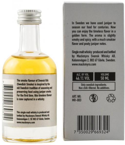 Mackmyra Svensk Rök ... 1x 0,05 Ltr.