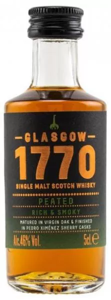 1770 Glasgow - Peated - Mini ... 1x 0,05 Ltr.